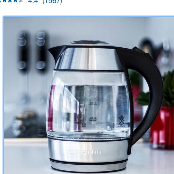 Chefman Electric Kettle With Removable Tea Infuser - Picture 3 of 7